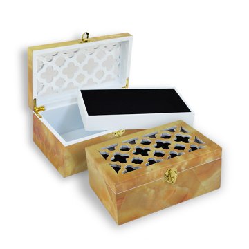 Piano Finish Lacquer Jewelry Wooden Box